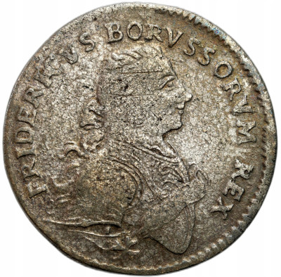 Niemcy, Prusy Wschodnie. Fryderyk II (1740–1786). Ort 1752, Królewiec