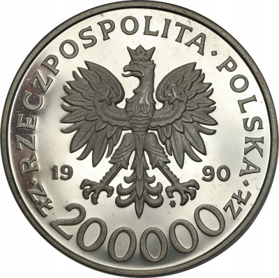 200.000 złotych 1990 Bór Komorowski – SREBRO