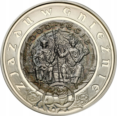 10 złotych 2000 Zjazd w Gnieźnie – SREBRO