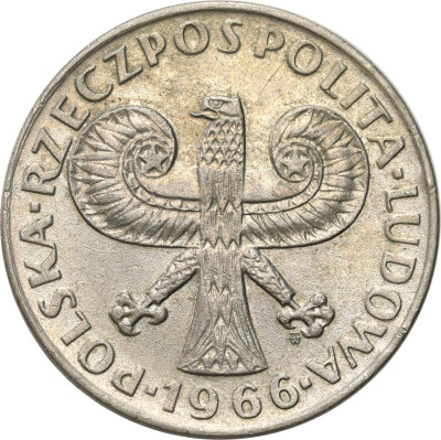 PRL. 10 złotych 1966 mała kolumna