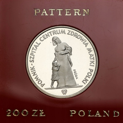 PRÓBA Zn 200 zł 1985 Centrum Zdrowia Matki Polki