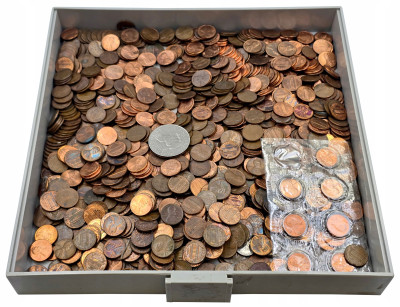 USA. Centy i dolar DUŻY zestaw – 3,3 kg