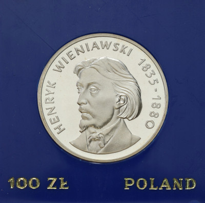 PRL. 100 złotych 1979 Henryk Wieniawski – SREBRO