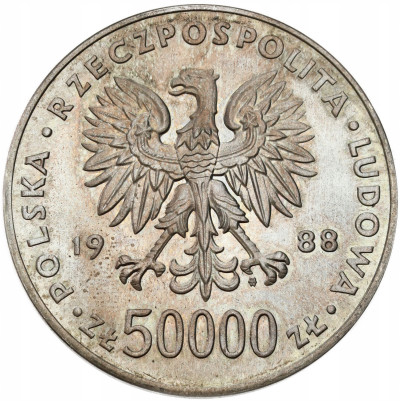 50.000 złotych 1988 Józef Piłsudski – SREBRO