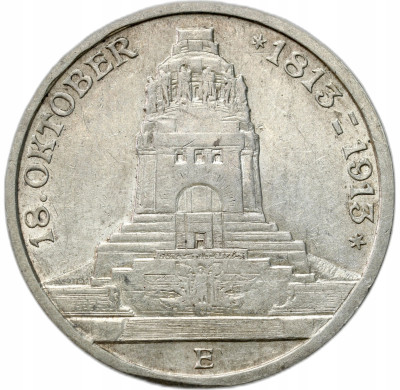 Niemcy, Saksonia. 3 marki 1913 E, Muldenhütten