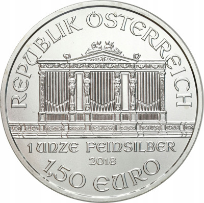 Austria. 1,50 Euro 2021 Filharmonia - UNCJA SREBRA