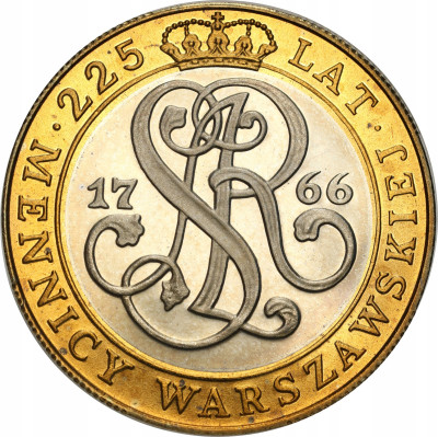 20.000 złotych 1991, 225 lat Mennicy