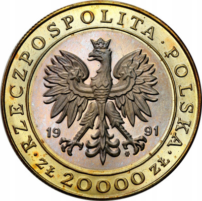 20.000 złotych 1991, 225 lat Mennicy – PIĘKNE