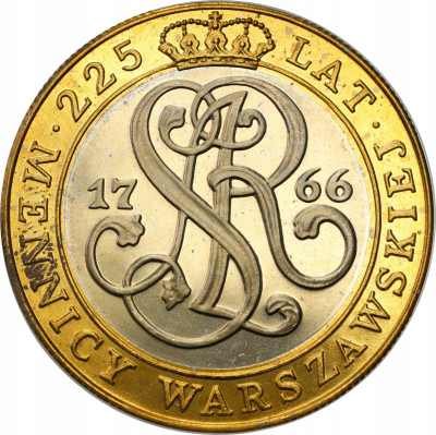 20.000 złotych 1991, 225 lat Mennicy – PIĘKNE