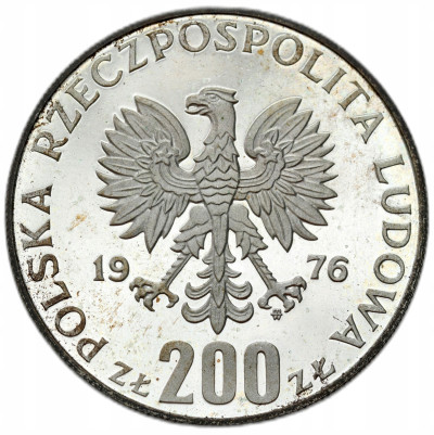 PRL. PRÓBA Srebro 200 złotych 1976 Igrzyska XXI Olimpiady – RZADSZE