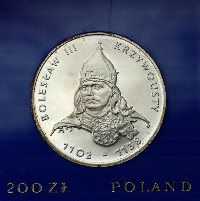200 złotych 1982 Krzywousty – SREBRO