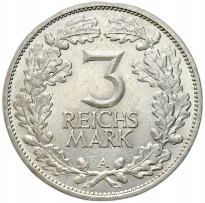 Niemcy, Republika Weimarska. 3 marki 1925 A, Berlin