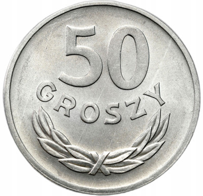 PRL. 50 groszy 1949 – WYŚMIENITE