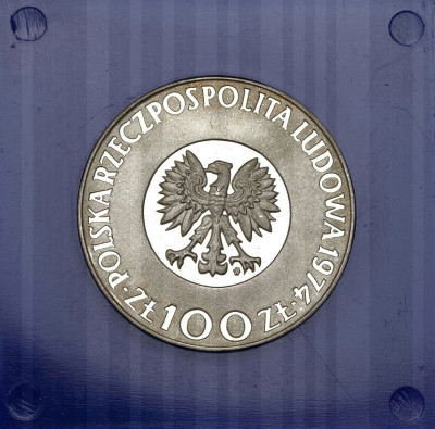 100 złotych 1974 Mikołaj Kopernik – SREBRO