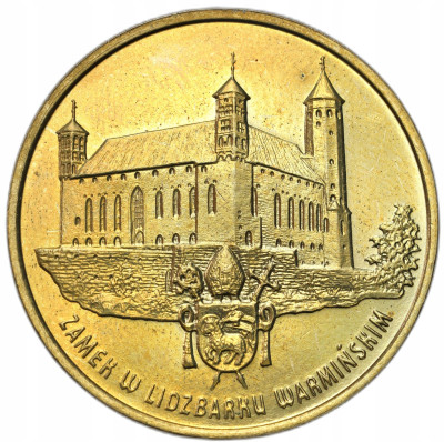 2 złote 1996 Zamek w Lidzbarku Warmińskim – RZADSZE
