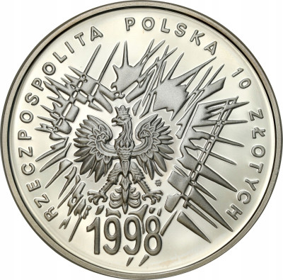 10 złotych 1998 Niepodległość – SREBRO