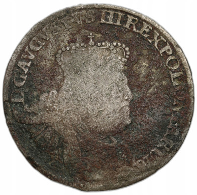 August III Sas. Ort (18 groszy) 1756 EC, Lipsk