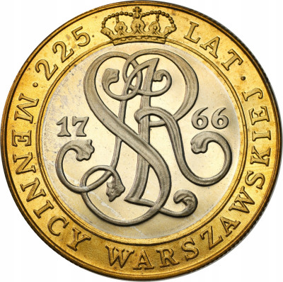 20.000 złotych 1991, 225 lat Mennicy – PIĘKNE