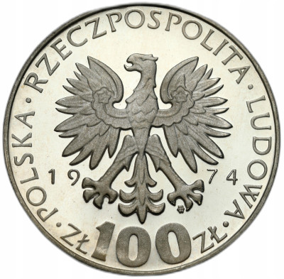 100 złotych 1974 Skłodowska Curie – SREBRO