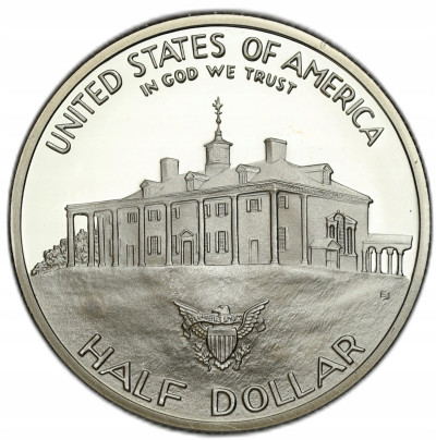USA. 1/2 dolara 1982 George Washington – SREBRO
