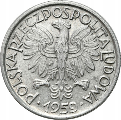 PRL. 2 złote 1959 Jagody – NAJRZADSZY ROCZNIK