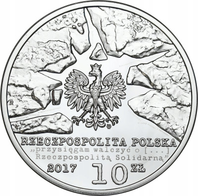 10 złotych 2017, 35-lecie Solidarności Walczącej – SREBRO