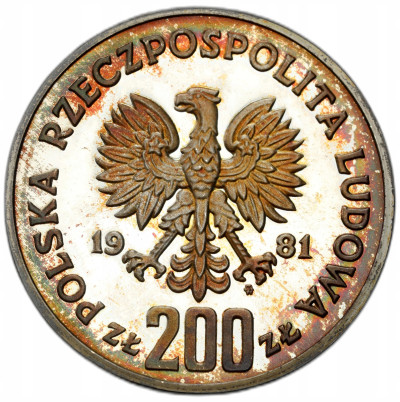 200 złotych 1981 Bolesław II Śmiały – SREBRO