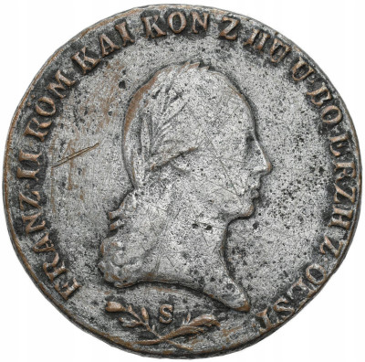 Austria, Franciszek II. 6 krajcarów 1800 S, Smolnik
