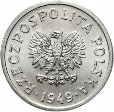 PRL. 50 groszy 1949 – WYŚMIENITE