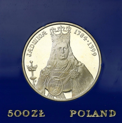 500 złotych 1988 Jadwiga - SREBRO