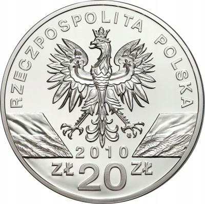 20 złotych 2010 Nietoperz Podkowiec Mały – SREBRO