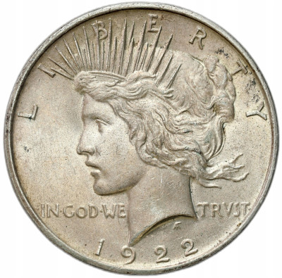 USA. 1 dolar 1922 Peace – SREBRO