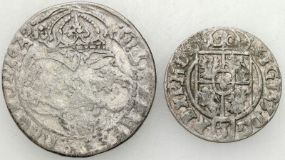 Zygmunt III Waza. Półtorak 1623 i Szóstak 1626, zestaw 2 sztuk