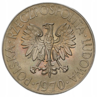 PRL. 10 złotych 1970 Kościuszko – PIĘKNY