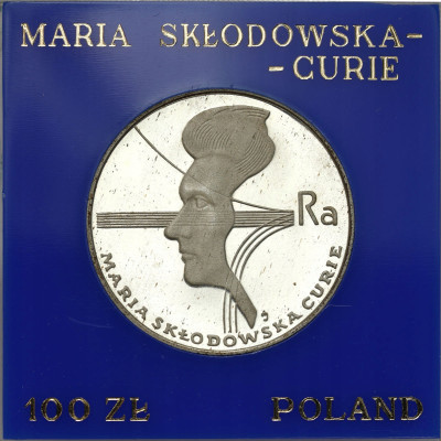 100 złotych 1974 Skłodowska Curie – SREBRO