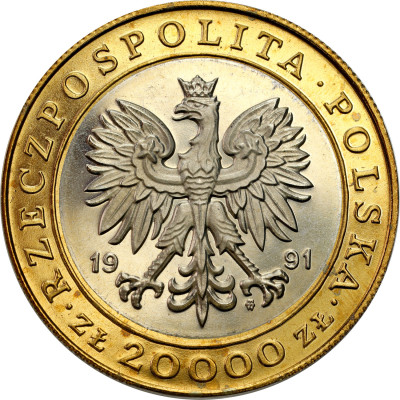 20.000 złotych 1991, 225 lat Mennicy – PIĘKNE