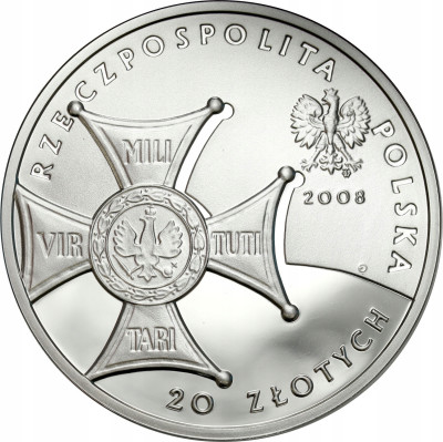 20 złotych 2008 90 rocznica Niepodległości – SREBRO