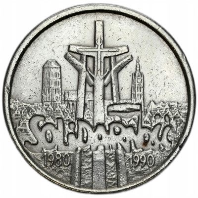 III RP. 100.000 złotych 1990 Solidarność typ B – RZADSZE