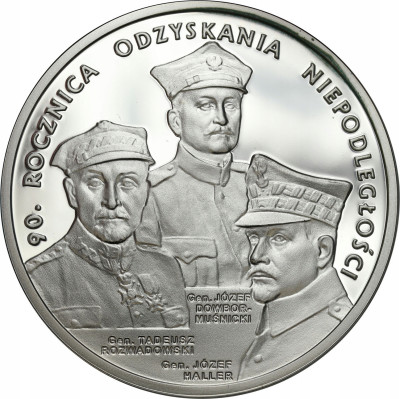 20 złotych 2008 90 rocznica Niepodległości – SREBRO