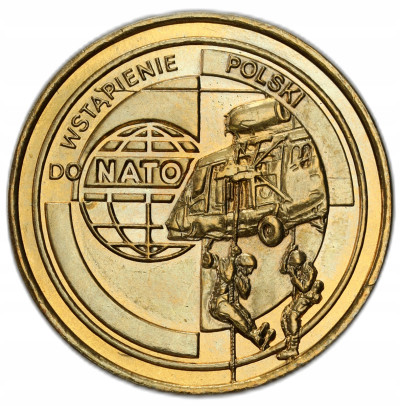 2 złote 1999 wstąpienie Polski do NATO – MENNICZE