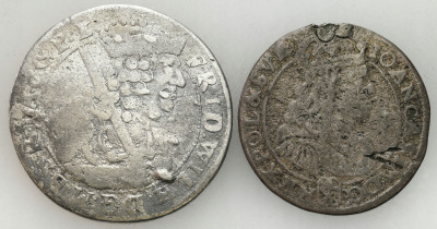 Jan II Kazimierz, Fryderyk Wilhelm. Szóstak 1667 i Ort 1684 – 2 szt