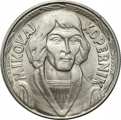 PRL. 10 złotych 1968 Kopernik – Z RULONU – RZADKIE