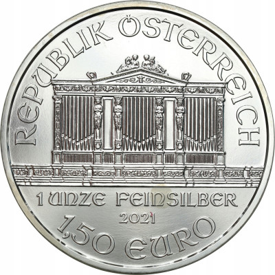 Austria. 1,50 Euro 2021 Filharmonia - UNCJA SREBRA