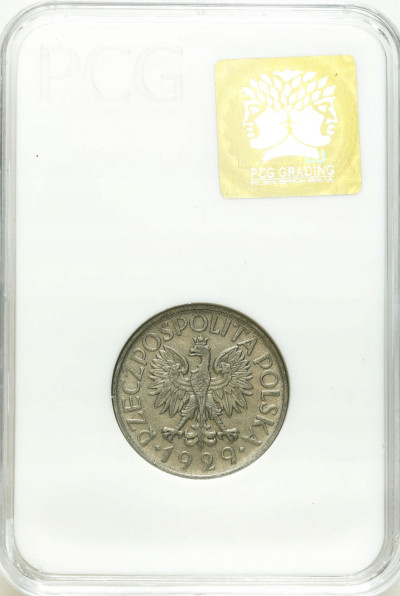 II RP. 1 złoty 1929 PCG