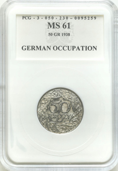 Generalna Gubernia. 50 groszy 1938 PCG