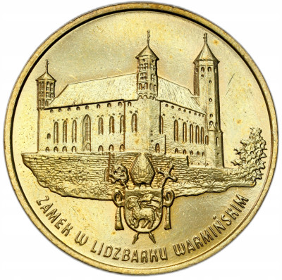 2 złote 1996 Zamek w Lidzbarku Warmińskim – RZADSZE