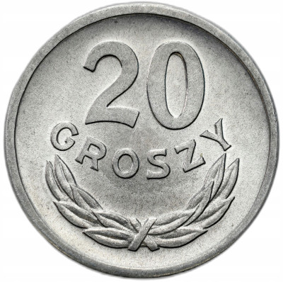 PRL. 20 groszy 1968 – WYŚMIENITE