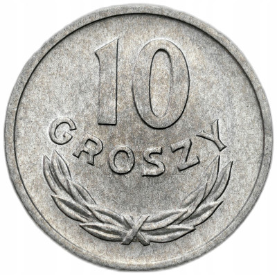 PRL. 10 groszy 1968 – Z RULONU BANKOWEGO