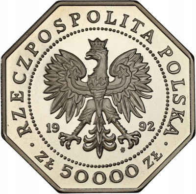 50.000 złotych 1992 Virtutti Militari