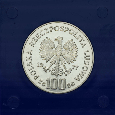 100 złotych 1977 Wawel Zamek Królewski – SREBRO